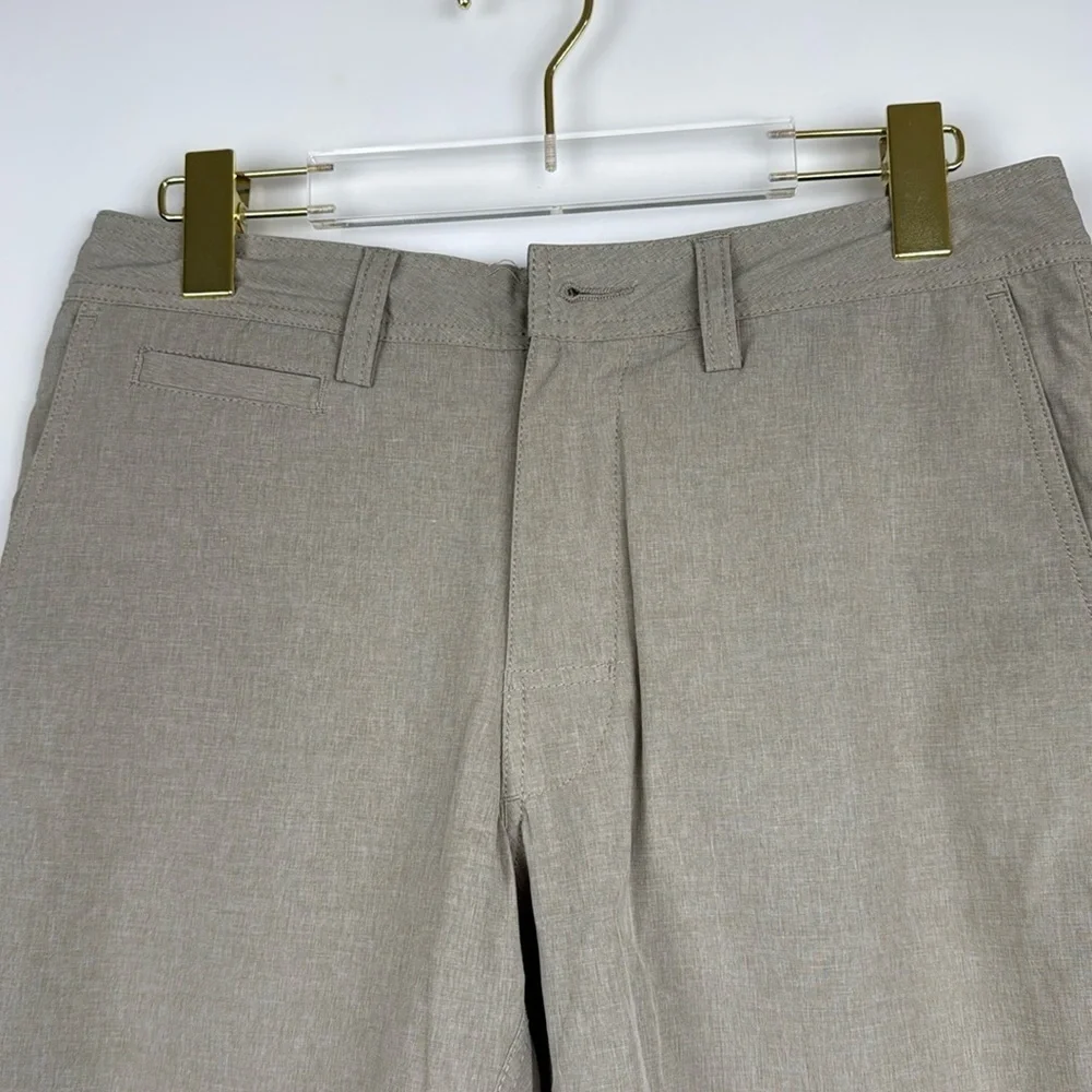 Linksoul Golf Shorts Men’s Khaki Performance Stretch Fabric Size 30